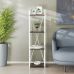 Етажерка 4/34 Ferrum-decor Серії Коннект 120x34x28 білий ДСП Венге 16мм (FRD-105525)