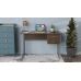 Комп'ютерний стіл Ferrum-decor Гаррі 75x140x60 сірий ДСП Білий 16мм (FRD-101461)