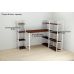 Етажерка 4/34 Ferrum-decor Серії Коннект 120x34x28 білий ДСП Венге 16мм (FRD-105525)