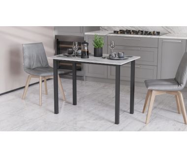 Стіл універсальний Knap Ferrum-decor 750x1000x700 Чорний метал ДСП Бетон 16 мм (FRD-106368)