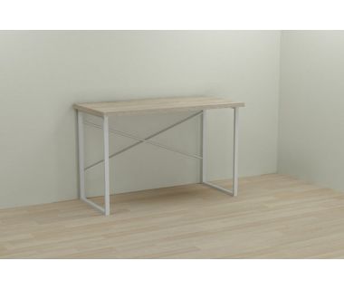 Комп'ютерний стіл Ferrum-decor Дейв 75x120x70 білий ДСП Дуб Сонома 32мм (FRD-102182)