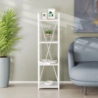 Етажерка 4/34 Ferrum-decor Серії Коннект 120x34x28 білий ДСП Білий 16мм (FRD-104277)
