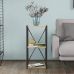 Этажерка 3/34 Ferrum-decor Серии Коннект 73x34x28 черный ДСП Дуб Сонома 16мм (FRD-104292)