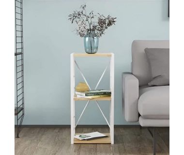 Етажерка 3/34 Ferrum-decor Серії Коннект 73x34x28 білий ДСП Дуб Артизан 16мм (FRD-104297)