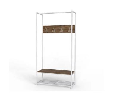 Вішалка модульна підлогова Треліс 13 180x90x38 білий ДСП Дуб Таверна 16мм FRD-104333