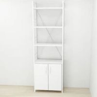 Этажерка 4/60 Ferrum-decor Серии Конект с тумбой 179x60x28 Белый ДСП (FRD-104491)