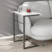 Столик Терри Ferrum-decor 650x440x330 Черный металл ДСП Белый 16 мм (FRD-104648)