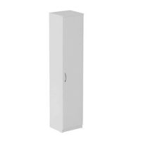 Пенал Анжело Ferrum-decor на 5 полок с дверью 1900x400x380 ДСП Белый 16 мм (FRD-104905)