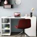 Стол-тумба трансформер Смарт 1/2 Ferrum-decor 750x1450x600 ДСП Белый 16 мм (FRD-105074)