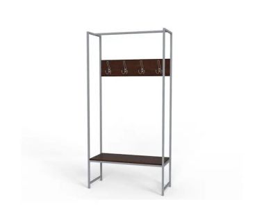 Вешалка напольная Ferrum-decor Трелис 12 180x90x38 серый ДСП Венге 16мм (FRD-105515)