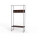 Вешалка напольная Ferrum-decor Трелис 12 180x90x38 серый ДСП Венге 16мм (FRD-105515)