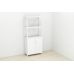 Этажерка 3/60 Ferrum-decor Серии Конект с тумбой 144x60x28 Белый ДСП (FRD-104449)