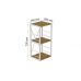 Этажерка 3/34 Ferrum-decor Серии Коннект 73x34x28 белый ДСП Дуб Артизан 16мм (FRD-104297)