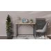 Стол раскладной Морис Ferrum-decor 750x1000x600 Черный металл ДСП Дуб Артизан 16 мм (FRD-104674)