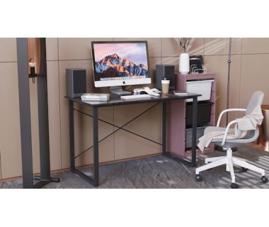 Комп'ютерний стіл Дейв 75x140x60 чорний ДСП Сосна Кембра 16мм FRD-101987