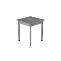 Стол кухонный Ferrum-decor Агата 75x80x80 Серый ДСП Бетон 16мм (FRD-105559)
