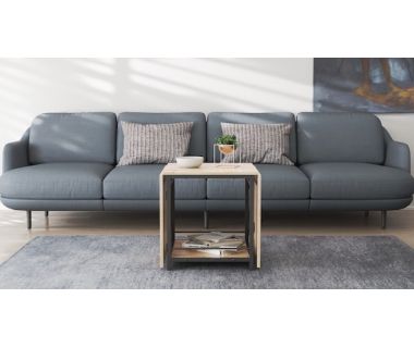 Стіл журнальний трансформер Куб Комбо Ferrum-decor 540x532x500 ДСП Дуб Сан-Марино 16 мм (FRD-105151)