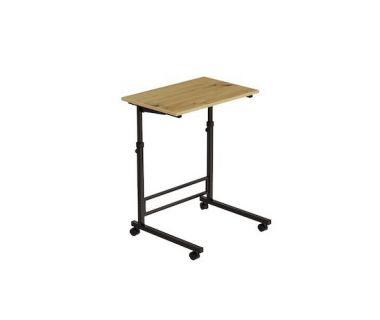 Стіл приставний Ferrum-decor Аміго 62x60x40 метал Чорний ДСП Дуб Артизан 16мм (FRD-102531)