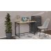 Стол раскладной Морис Ferrum-decor 750x1000x600 Черный металл ДСП Дуб Артизан 16 мм (FRD-104674)