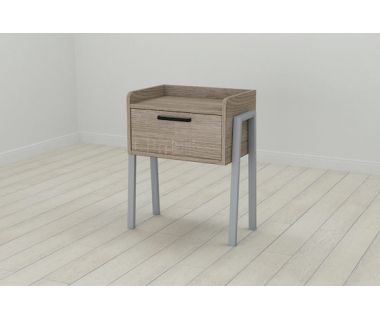 Тумба модульная Ferrum-decor Бетти 540x450x320 металл Серый ДСП Сонома Трюфель 16 мм (FRD-103001) Тумба модульная Ferrum-decor Бетти 540x450x320 металл Серый ДСП Сонома Трюфель 16 мм (FRD-103001)