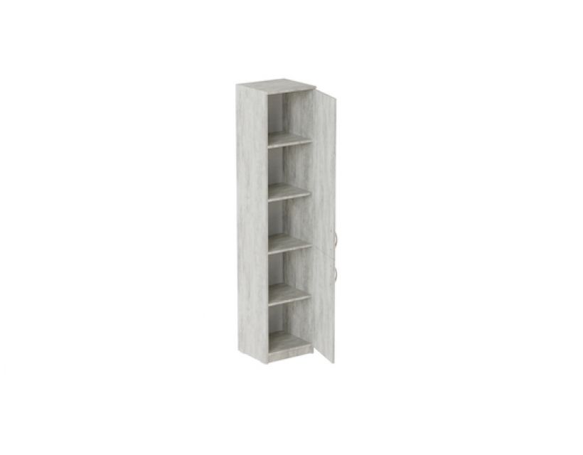 Пенал Анжело Ferrum-decor на 5 полок с 2 дверями 1900x400x380 ДСП Бетон 16 мм (FRD-104922)