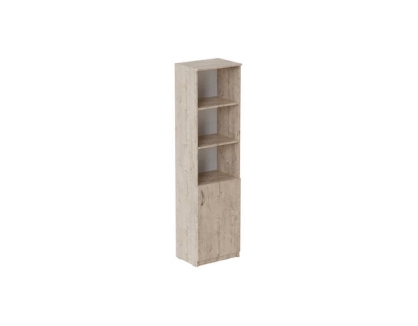 Пенал Анжело Ferrum-decor на 4 полки с 1 дверью 1900x500x380 ДСП Дуб Артизан 16 мм (FRD-104949)