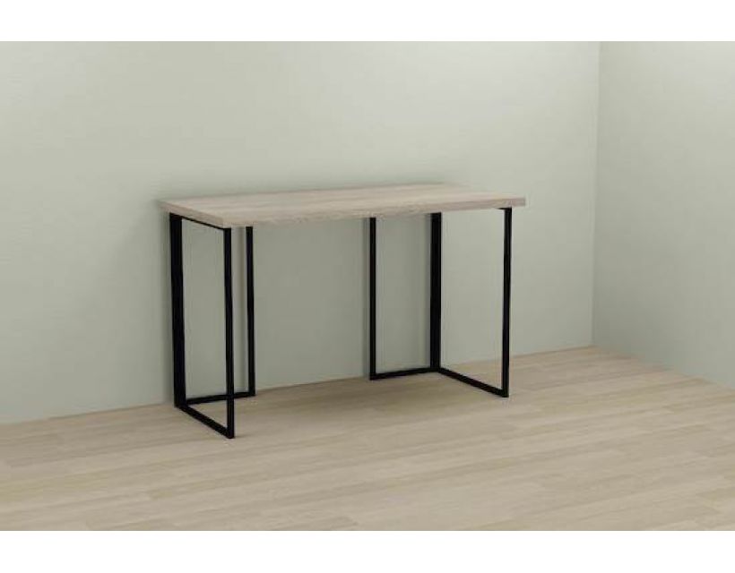 Комп'ютерний стіл Ferrum-decor Ханна 76x140x60 чорний ДСП Дуб Сонома 32мм (FRD-103497)