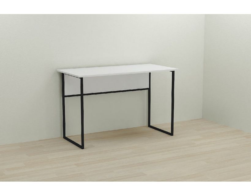 Комп'ютерний стіл Ferrum-decor Коді 75x140x60 чорний ДСП Білий 16мм (FRD-103751)