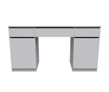 Комп'ютерний стіл Віто 2 Ferrum-decor 750x1400x500 ДСП Білий 16 мм (FRD-104830)