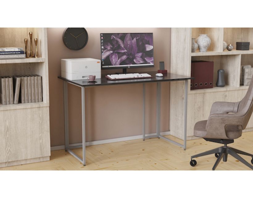 Комп'ютерний стіл Ханна 75x120x70 сірий ДСП Сосна Кембра 16мм FRD-101435