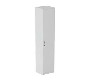 Пенал Анжело Ferrum-decor на 5 полок с дверью 1900x400x380 ДСП Белый 16 мм (FRD-104905) Пенал Анжело Ferrum-decor на 5 полок с дверью 1900x400x380 ДСП Белый 16 мм (FRD-104905)