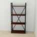 Етажерка 4/60 Ferrum-decor Серії Коннект 120x60x28 чорний ДСП Венге 16мм (FRD-105551)