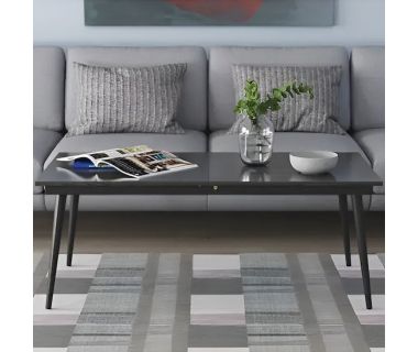 Стол журнальный трансформер Dandi Small Ferrum-decor 45x120(160)x60 Черный металл ДСП Сосна Кембра 16 мм (FRD-106786) Стол журнальный трансформер Dandi Small Ferrum-decor 45x120(160)x60 Черный металл ДСП Сосна Кембра 16 мм (FRD-106786)