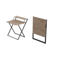 Стіл трансформер Компакт 2 750x790x720 Чорний метал ДСП Дуб Сан-Марино 16мм FRD-104691