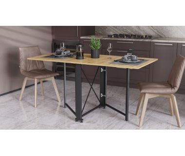 Стол-книга трансформер Орион 2 Ferrum-decor 750x1520x730 Черный металл ДСП Дуб Артизан 16 мм (FRD-104588) Стол-книга трансформер Орион 2 Ferrum-decor 750x1520x730 Черный металл ДСП Дуб Артизан 16 мм (FRD-104588)