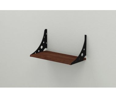 Полка настенная Ferrum-decor Ханди 2 240x700x240 металл Черный ДСП Венге 16 мм (FRD-105452) Полка настенная Ferrum-decor Ханди 2 240x700x240 металл Черный ДСП Венге 16 мм (FRD-105452)
