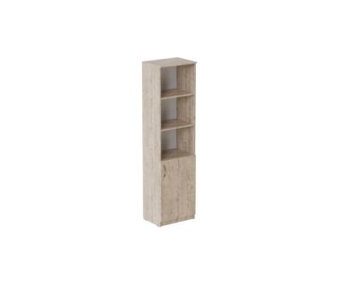 Пенал Анжело Ferrum-decor на 4 полиці з 1 дверима 1900x500x380 ДСП Дуб Артізан 16 мм (FRD-104949)