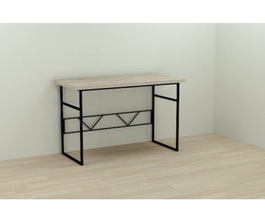 Комп'ютерний стіл Ferrum-decor Раян 76x120x60 чорний ДСП Дуб Сонома 32мм (FRD-103687)