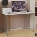 Компьютерный стол Ferrum-decor Ханна 75x100x70 серый ДСП Белый 16мм (FRD-101421)