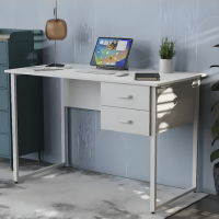 Комп'ютерний стіл Ferrum-decor Гаррі 75x120x60 сірий ДСП Білий 32мм (FRD-101456)