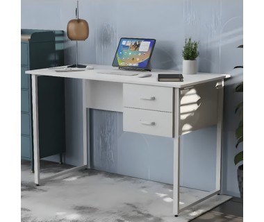 Комп'ютерний стіл Ferrum-decor Гаррі 75x120x60 сірий ДСП Білий 32мм (FRD-101456)