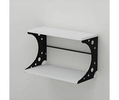Полка настенная Ferrum-decor Букин 330x500x240 металл Черный ДСП Белый 16 мм (FRD-102842) Полка настенная Ferrum-decor Букин 330x500x240 металл Черный ДСП Белый 16 мм (FRD-102842)