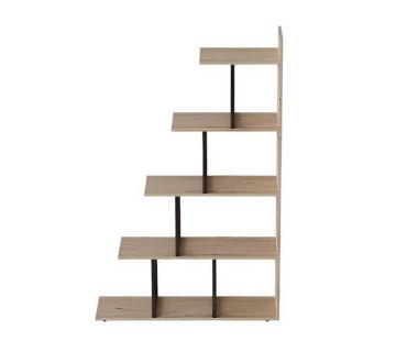 Этажерка Ferrum-decor Стелла 1600x1020x300 Черный металл ДСП Дуб Сан-Марино (FRD-103464)