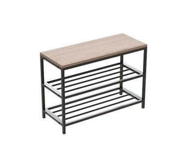 Банкетка універсальна Ferrum-decor Слайм 45x63x26 чорний ДСП Дуб Артізан 16мм (FRD-104071) Банкетка універсальна Ferrum-decor Слайм 45x63x26 чорний ДСП Дуб Артізан 16мм (FRD-104071)