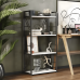 Етажерка 4/60 Ferrum-decor Серії Коннект 120x60x28 чорний ДСП Білий 16мм (FRD-104236)