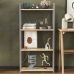 Етажерка 4/60 Ferrum-decor Серії Коннект 120x60x28 сірий ДСП Дуб Сонома 16мм (FRD-104251)