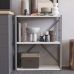 Етажерка 3/60 Ferrum-decor Серії Коннект 73x60x28 сірий ДСП Білий 16мм (FRD-104266)
