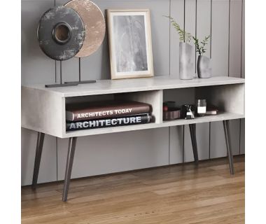 Тумба под ТВ Невада Ferrum-decor 45x100x38 Черный металл ДСП Бетон 16 мм (FRD-106719) Тумба под ТВ Невада Ferrum-decor 45x100x38 Черный металл ДСП Бетон 16 мм (FRD-106719)