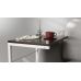Столик Терри Ferrum-decor 650x440x330 Белый металл ДСП Венге Магия 16 мм (FRD-105314)
