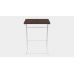 Столик Терри Ferrum-decor 650x440x330 Белый металл ДСП Венге Магия 16 мм (FRD-105314)